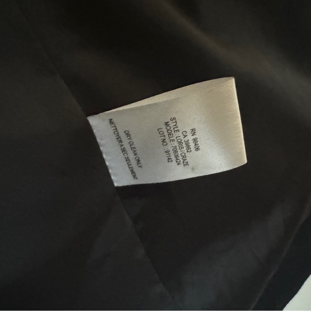Theory Black Coat L - Picture 7 of 8